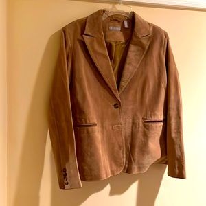 Beautiful suede spring/fall jacket for casual outings or dressy events.